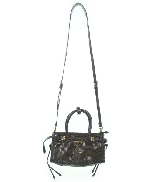 PRADA（プラダ）ハンドバッグ 茶 サイズ:- レディース/2200709606031