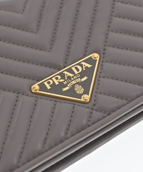 PRADA（プラダ）財布・コインケース グレー サイズ:- レディース/2200709607014