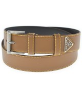 PRADA（プラダ）ベルト 茶 サイズ:90 レディース/2200664003036