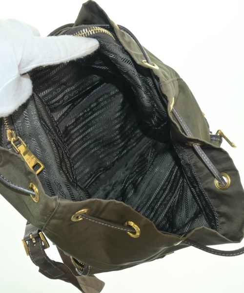 PRADA（プラダ）バックパック・リュック 茶 サイズ:- レディース/2200664994358