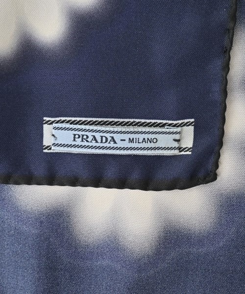 PRADA（プラダ）バンダナ・スカーフ 紺 サイズ:- レディース/2200664097196
