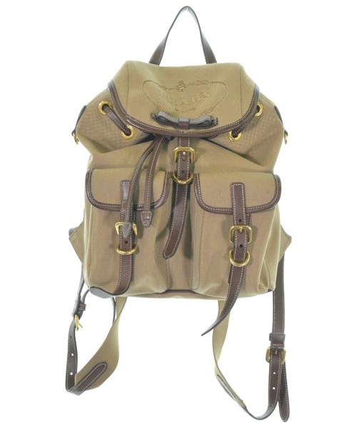 PRADA(プラダ)バックパック・リュック ベージュ サイズ:-/2200668398718