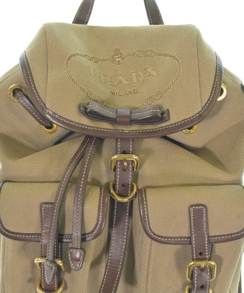 PRADA（プラダ）バックパック・リュック ベージュ サイズ:- レディース/2200668398718