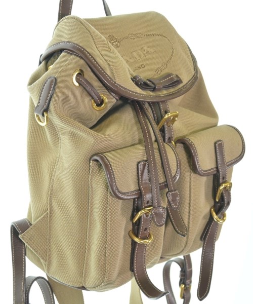 PRADA（プラダ）バックパック・リュック ベージュ サイズ:- レディース/2200668398718