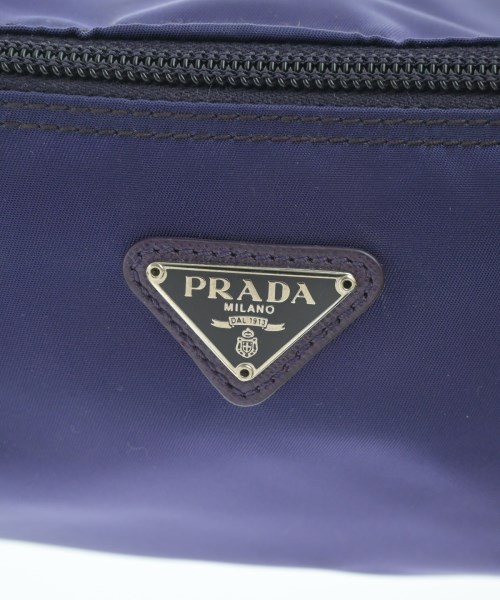 PRADA（プラダ）ポーチ 紺 サイズ:- レディース/2200668400541