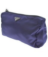 PRADA（プラダ）ポーチ 紺 サイズ:- レディース/2200668400541