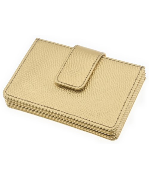 PRADA（プラダ）カードケース ゴールド サイズ:- レディース/2200670724086