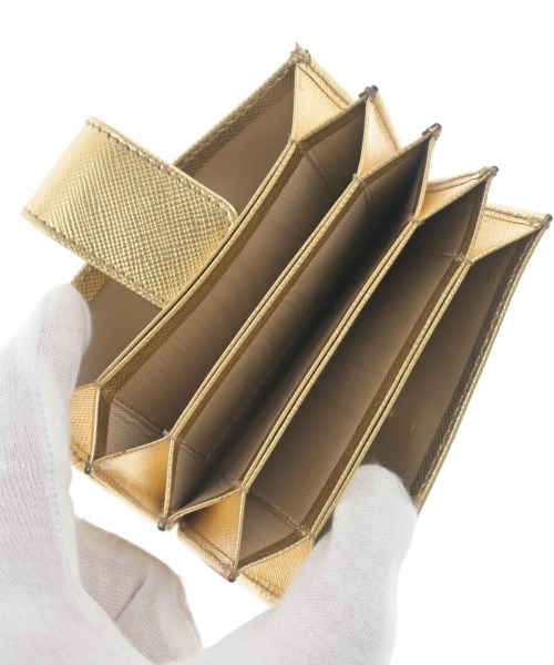 PRADA（プラダ）カードケース ゴールド サイズ:- レディース/2200670724086