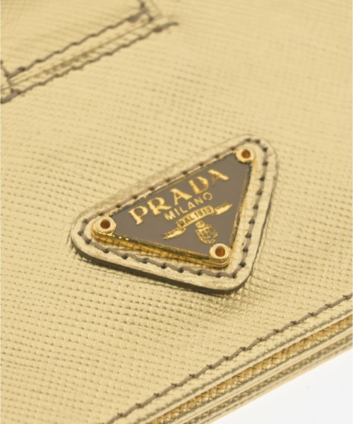 PRADA（プラダ）カードケース ゴールド サイズ:- レディース/2200670724086