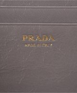 PRADA（プラダ）財布・コインケース グレー サイズ:- レディース/2200719902482