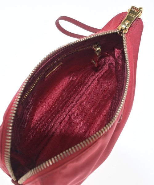 PRADA（プラダ）ポーチ 赤 サイズ:- レディース/2200722007372