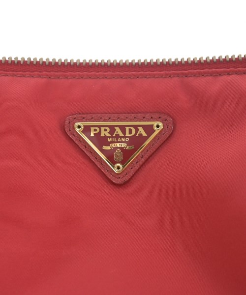 PRADA（プラダ）ポーチ 赤 サイズ:- レディース/2200722007372