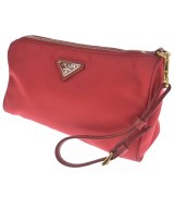 PRADA（プラダ）ポーチ 赤 サイズ:- レディース/2200722007372
