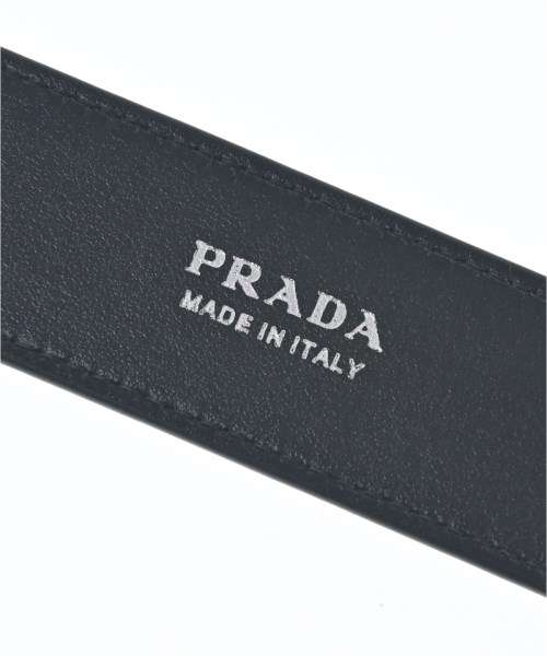 PRADA（プラダ）ベルト 黒 サイズ:- レディース/2200728032194