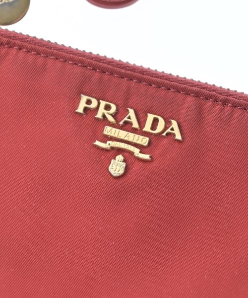 PRADA（プラダ）ポーチ 赤 サイズ:- レディース/2200683700046