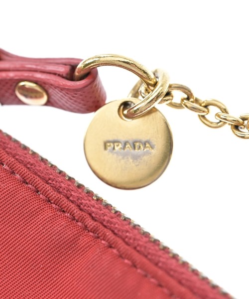 PRADA（プラダ）ポーチ 赤 サイズ:- レディース/2200683700046