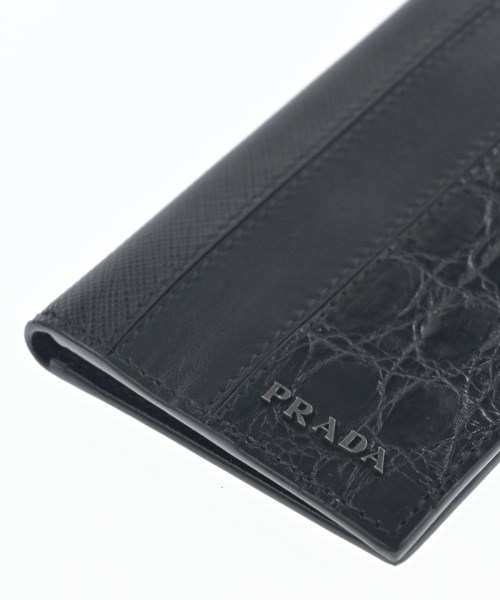 PRADA（プラダ）カードケース 黒 サイズ:- レディース/2200684315010