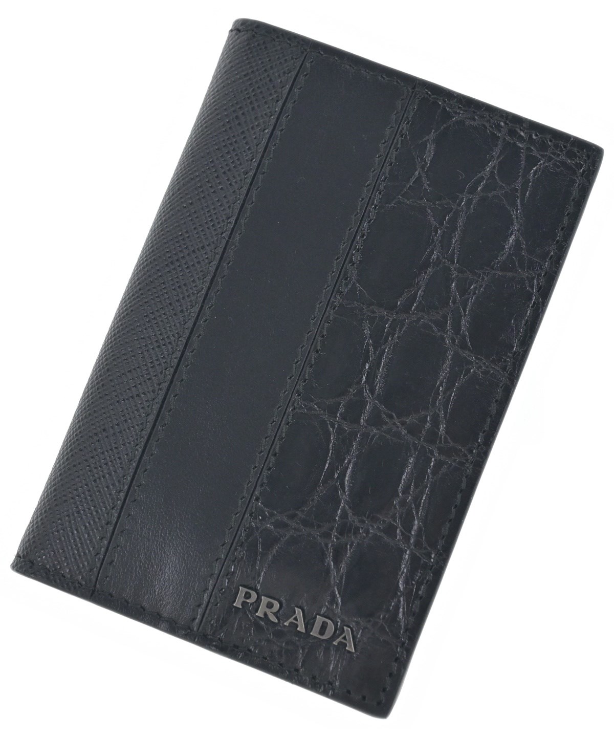 PRADA（プラダ）カードケース 黒 サイズ:- レディース/2200684315010
