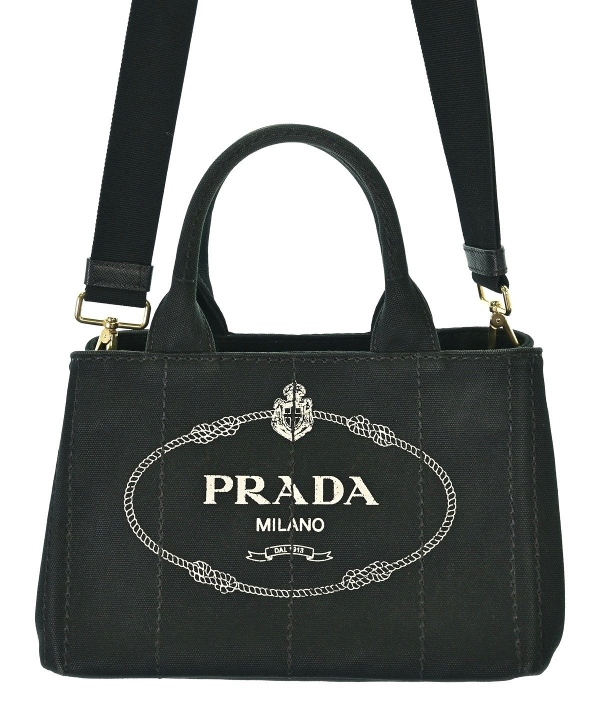 PRADA（プラダ）トートバッグ 黒 サイズ:- レディース/2200685030103