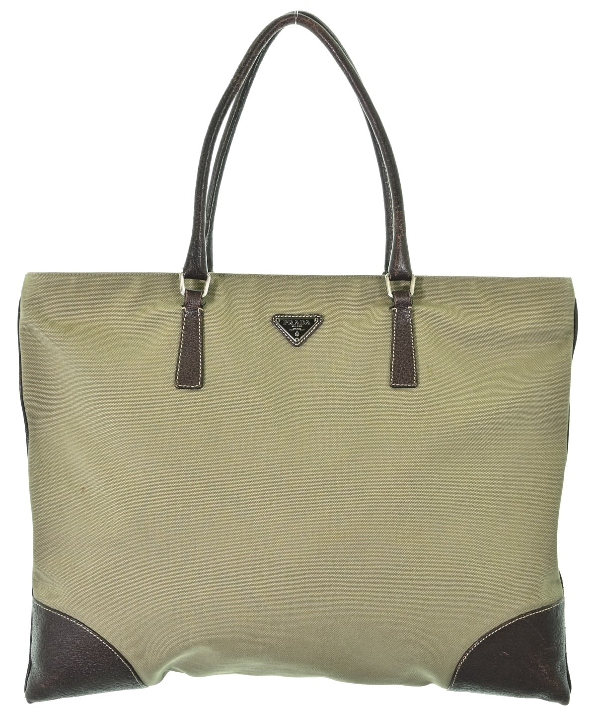 PRADA（プラダ）トートバッグ カーキ サイズ:- レディース