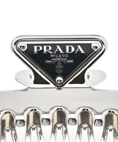 PRADA（プラダ）ヘアアクセサリー シルバー サイズ:- レディース/2200686814030