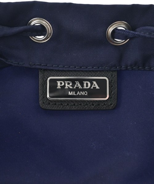 PRADA（プラダ）ポーチ 紺 サイズ:- レディース/2200686849018