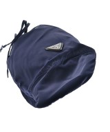 PRADA（プラダ）ポーチ 紺 サイズ:- レディース/2200686849018