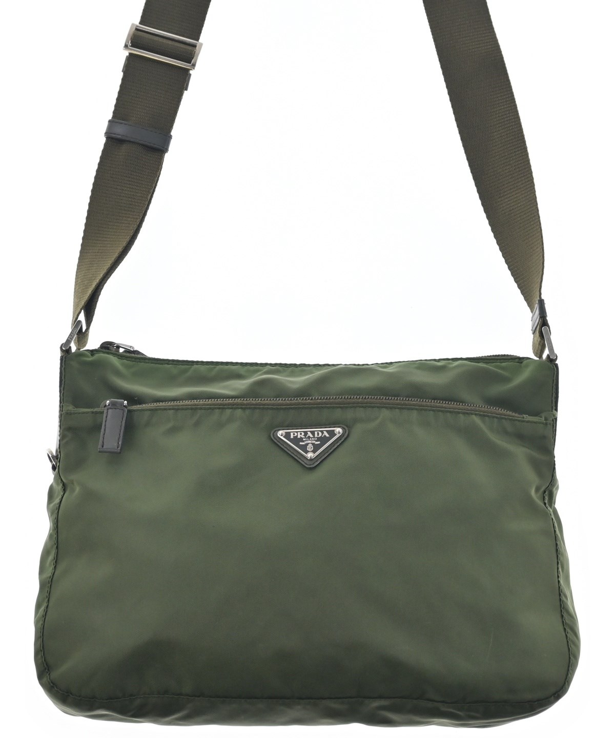 PRADA（プラダ）ショルダーバッグ カーキ サイズ:- レディース