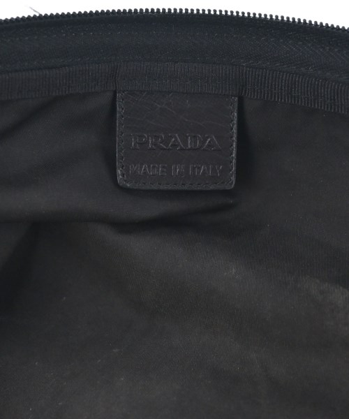 PRADA（プラダ）ポーチ 黒 サイズ:- レディース/2200688689100