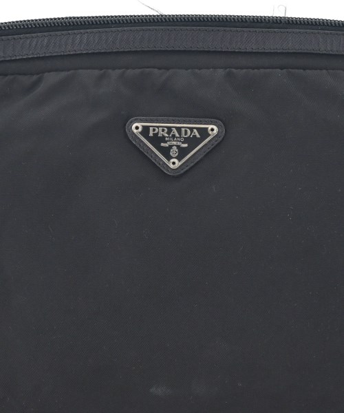 PRADA（プラダ）ポーチ 黒 サイズ:- レディース/2200688689100