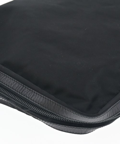 PRADA（プラダ）ポーチ 黒 サイズ:- レディース/2200688689100