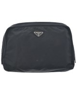 PRADA（プラダ）ポーチ 黒 サイズ:- レディース/2200688689100