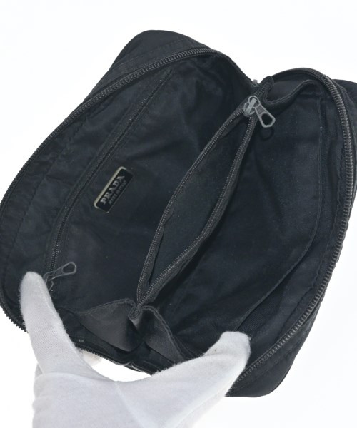 PRADA（プラダ）ポーチ 黒 サイズ:- レディース/2200688697013