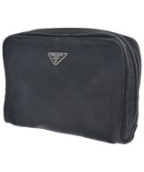 PRADA（プラダ）ポーチ 黒 サイズ:- レディース/2200688697013