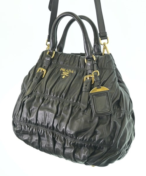 PRADA（プラダ）ハンドバッグ 黒 サイズ:- レディース/2200689768019