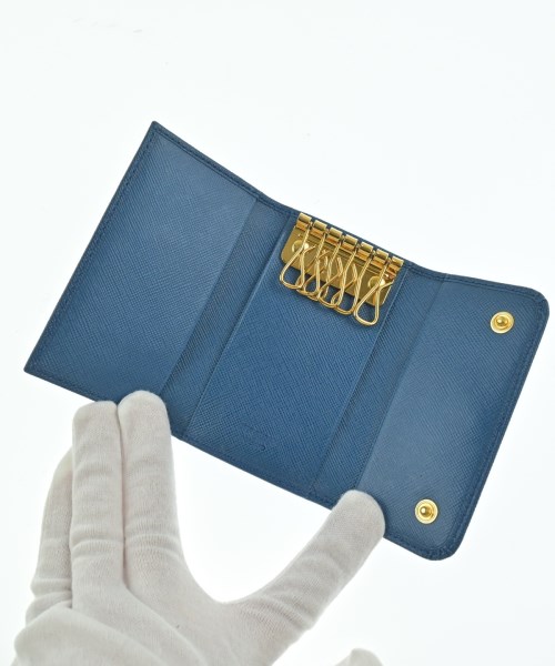 PRADA（プラダ）キーケース・キーホルダー 青 サイズ:- レディース/2200692022023