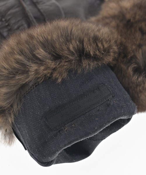 PRADA（プラダ）手袋 茶 サイズ:7.5 レディース/2200682691161
