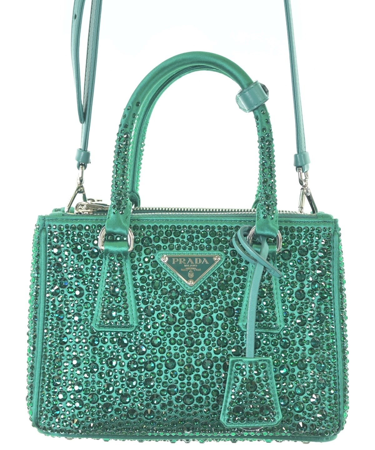 PRADA（プラダ）ハンドバッグ 緑 サイズ:- レディース/2200692712016