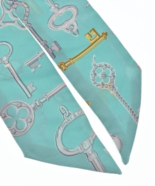 TIFFANY & CO.（ティファニー）バンダナ・スカーフ 青 サイズ:- レディース/2200685604069