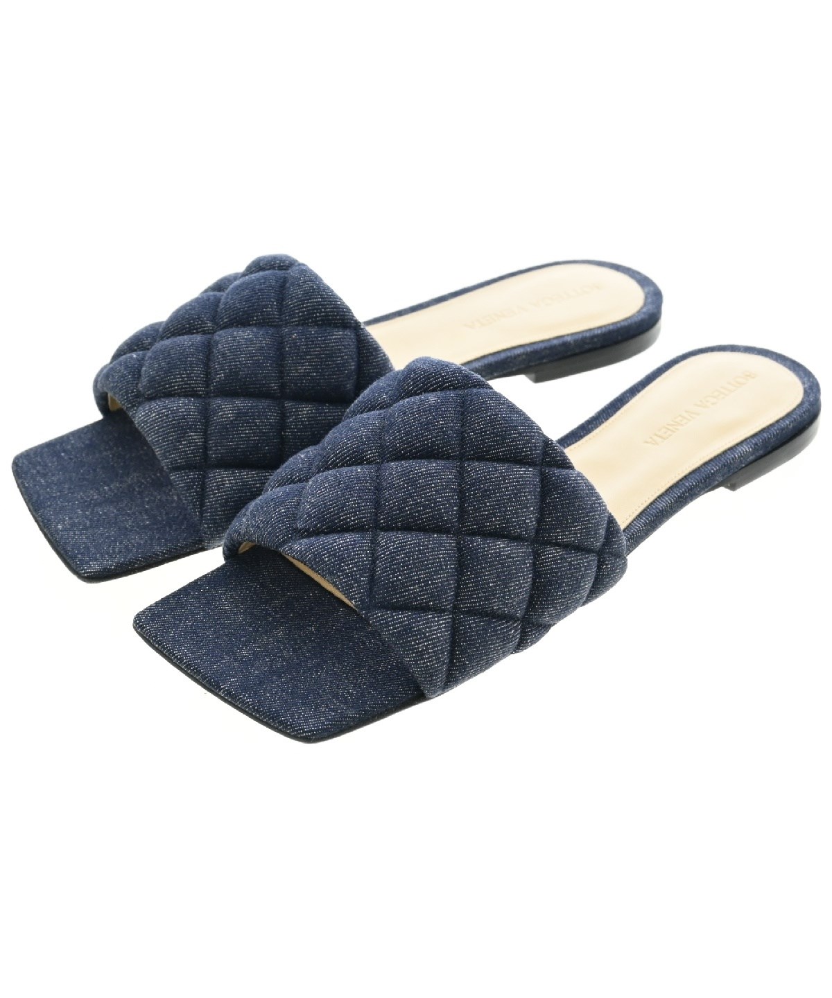 BOTTEGA VENETA（ボッテガヴェネタ）サンダル 紺 サイズ:EU37