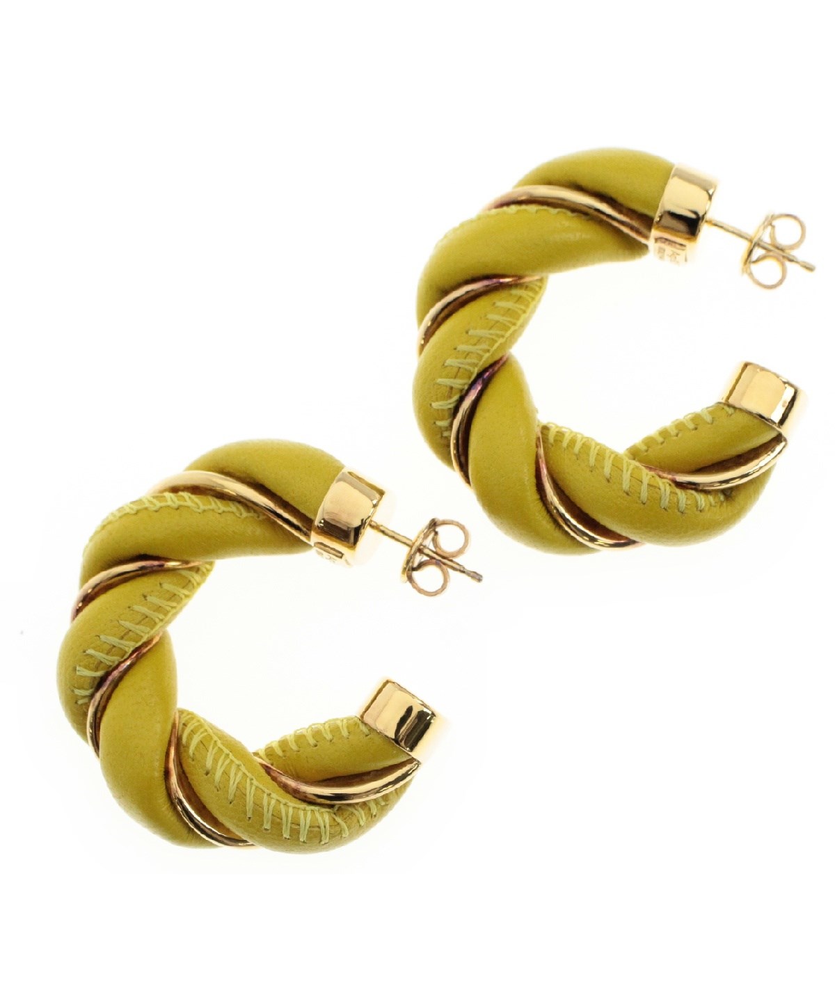 BOTTEGA VENETA（ボッテガヴェネタ）ピアス 黄 サイズ:- レディース