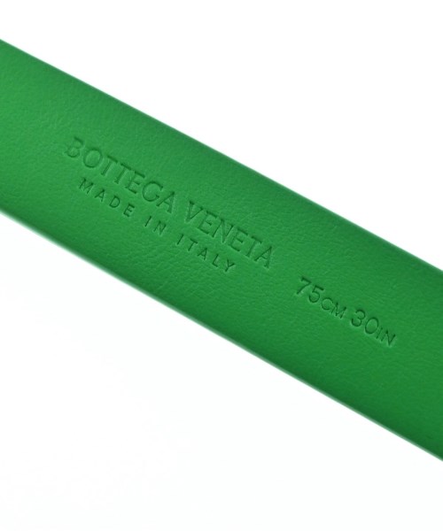 BOTTEGA VENETA（ボッテガヴェネタ）ベルト 緑 サイズ:75 レディース/2200712313025