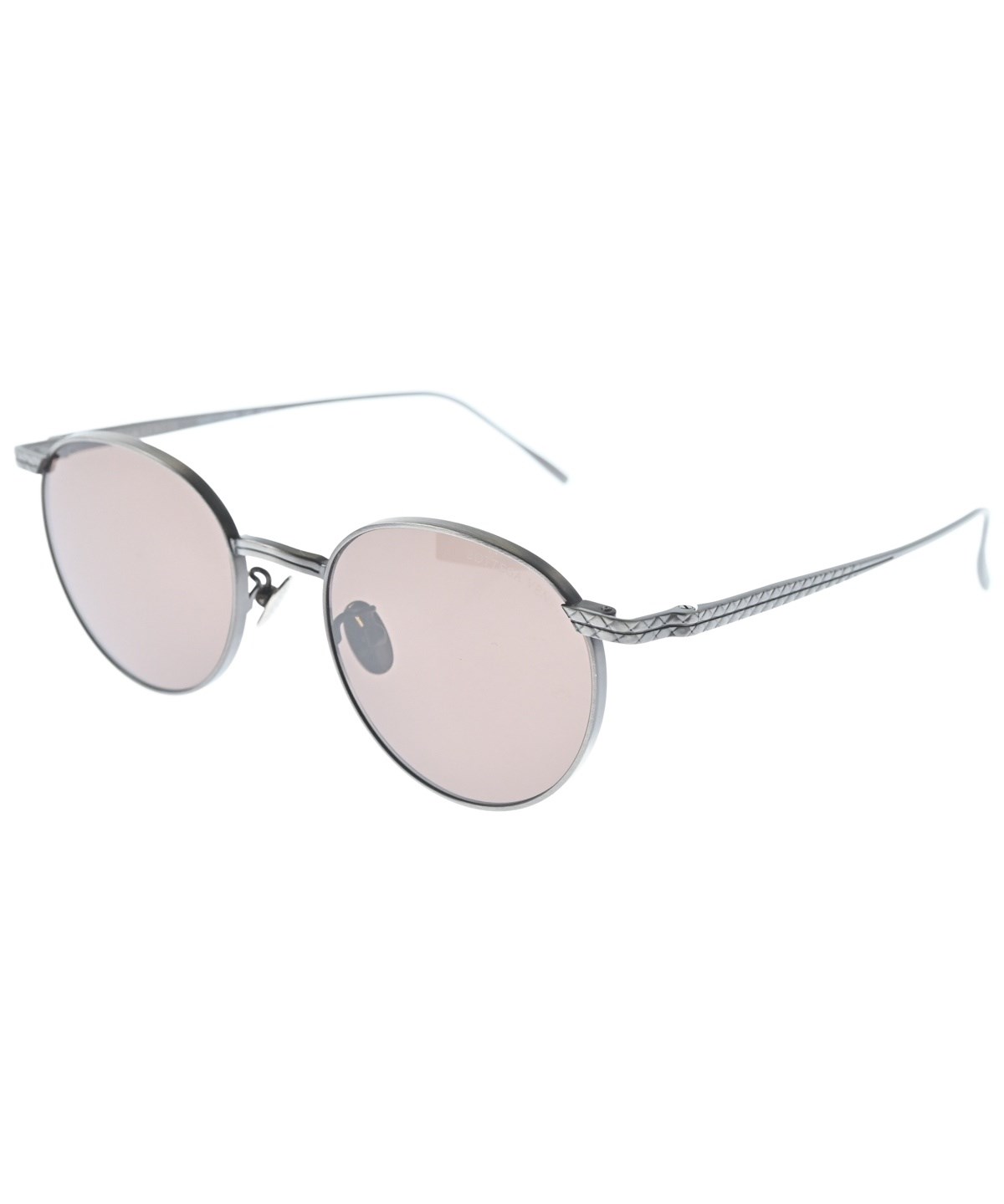 ボッテガヴェネタ サングラス シルバー グレー ミラー 620607 V4450 1429 美品 ミラーレンズ メタル 中古 BOTTEGA VENETA ティアドロップ アイウエア 定番 人気 アクセサリー シンプル お洒落 カジュアル BOTTEGA VENETA（ボッテガヴェネタ）サングラス シルバー サイズ