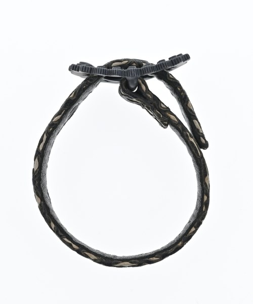 BOTTEGA VENETA（ボッテガヴェネタ）ブレスレット・バングル 黒 サイズ:- レディース/2200720645101