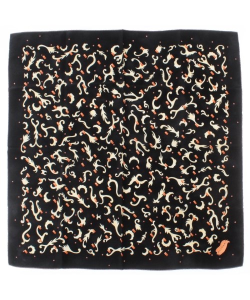BVLGARI(ブルガリ)バンダナ・スカーフ 黒 サイズ:-/2200637669115