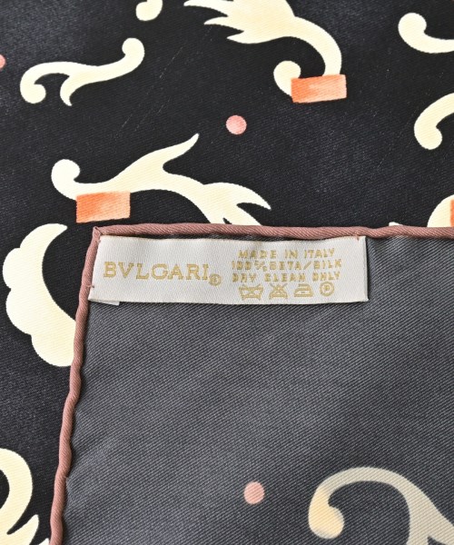 BVLGARI（ブルガリ）バンダナ・スカーフ 黒 サイズ:- レディース/2200637669115
