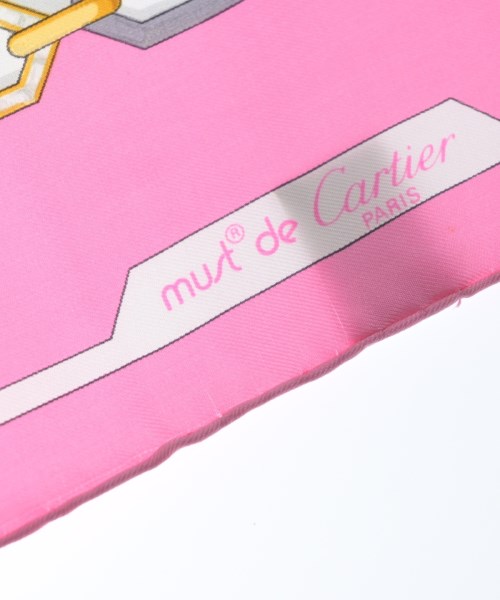 Cartier（カルティエ）バンダナ・スカーフ ピンク サイズ:- レディース/2200602380083