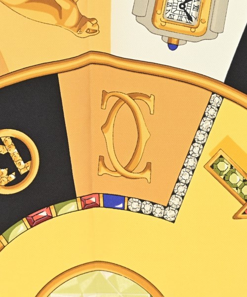 Cartier（カルティエ）バンダナ・スカーフ 黄 サイズ:- レディース/2200689950704