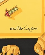 Cartier（カルティエ）バンダナ・スカーフ 黄 サイズ:- レディース/2200689950704