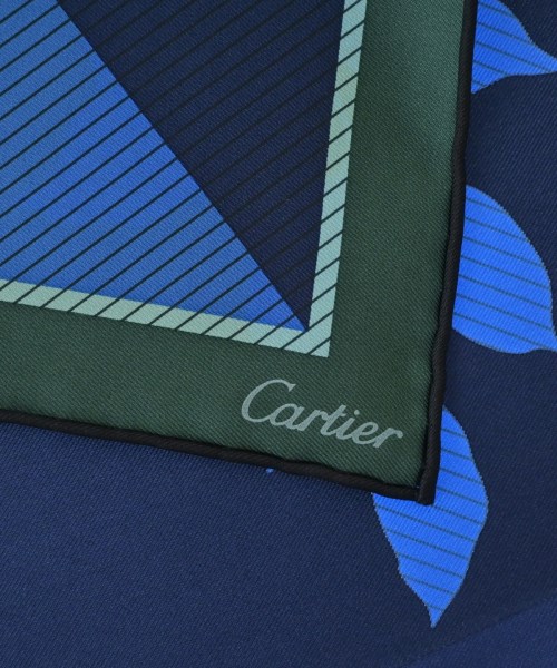 Cartier（カルティエ）バンダナ・スカーフ 青 サイズ:- レディース/2200698902107